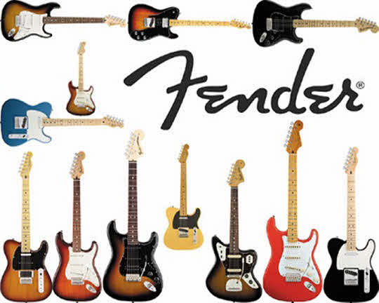 Zuigeling Zonder twijfel Bezienswaardigheden bekijken Elektrische gitaren van Fender USA en Mexico