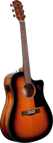 Plasticiteit Koor Australië Fender semi-akoestische gitaar - Sunburst | FA-CD60-CE-NAT | 0961536221