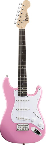 levering aan huis Doornen Antagonisme Fender Squier Mini stratocaster electrische gitaar | FDSQ-MINI PINK |  000310101570