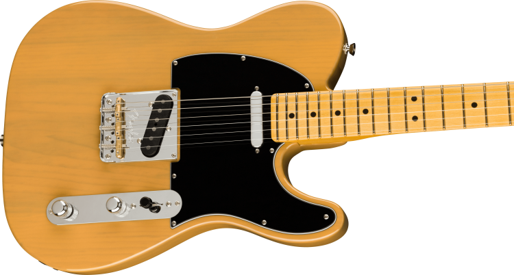 Resistent Oppervlakte Bulk Fender American Professional II Telecaster Maple Fingerboard Butterscotch  Blonde electrische gitaar (USA)